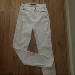 Fashion Nova High waisted white Skinny Jeans Kan Can- 3(25)